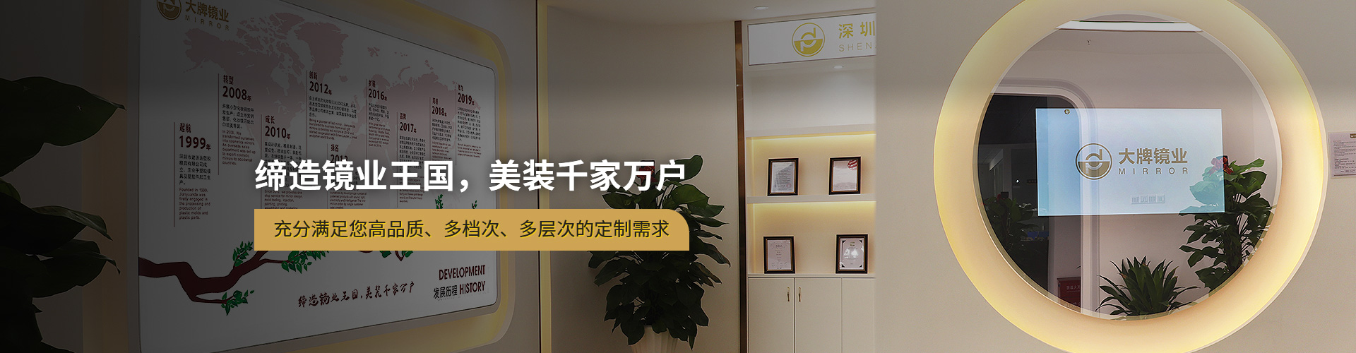 大牌鏡業(yè)-締造鏡業(yè)王國(guó),美裝千家萬(wàn)戶